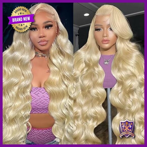 28 Inch Human Hair Lace Front Wig 13x6 HD Glueless Body Wave Pre Plucked main image 6